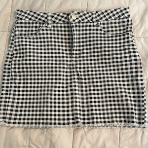 Checkered skirt